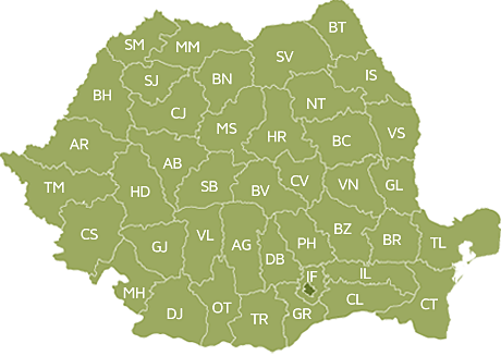 harta romania